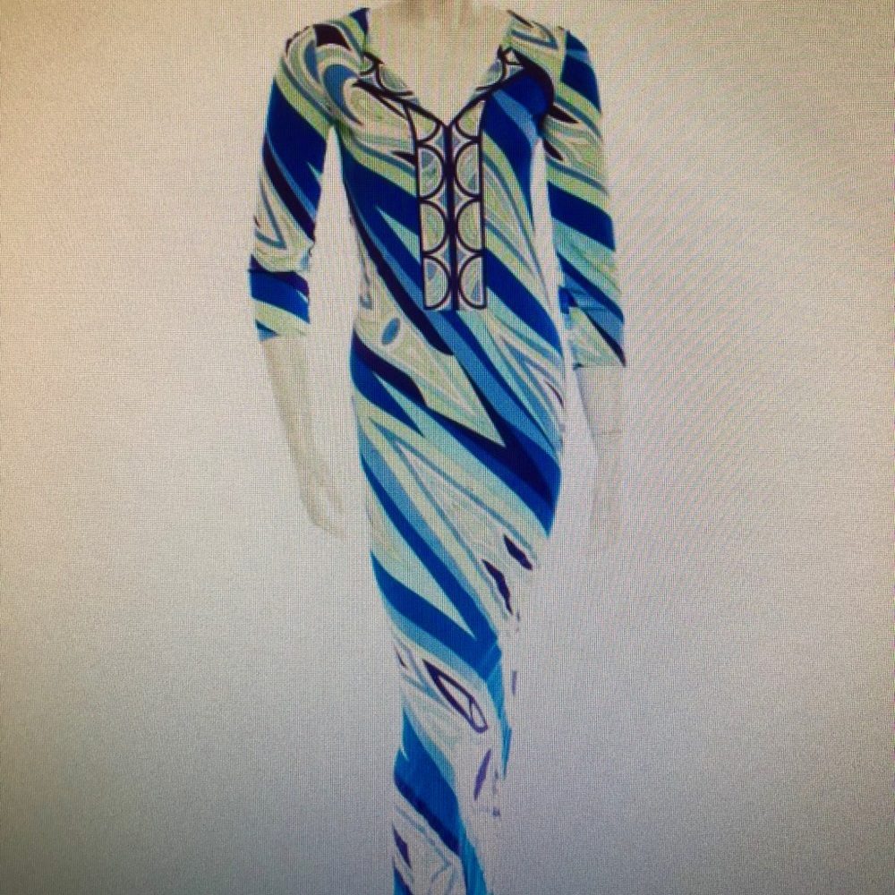 Emilio Pucci printed maxi dress size XS US 2 IT 38